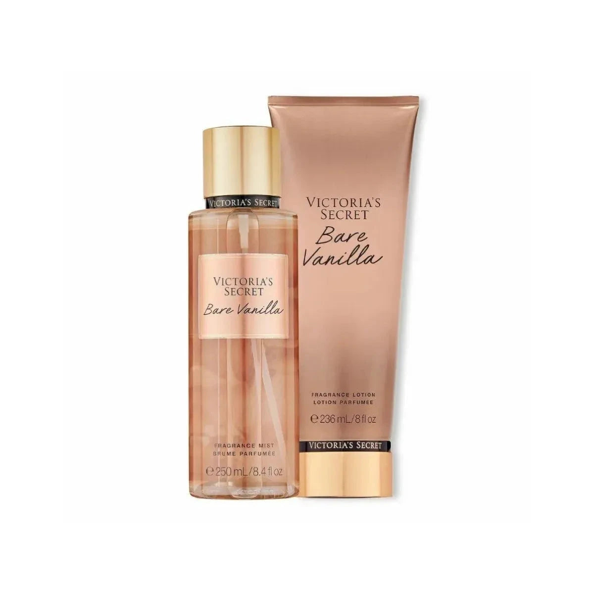 Victoria’s Secret Bare Vanilla Duo – Mist 250ml + Lotion 236ml Perfume Set Mystique Aura